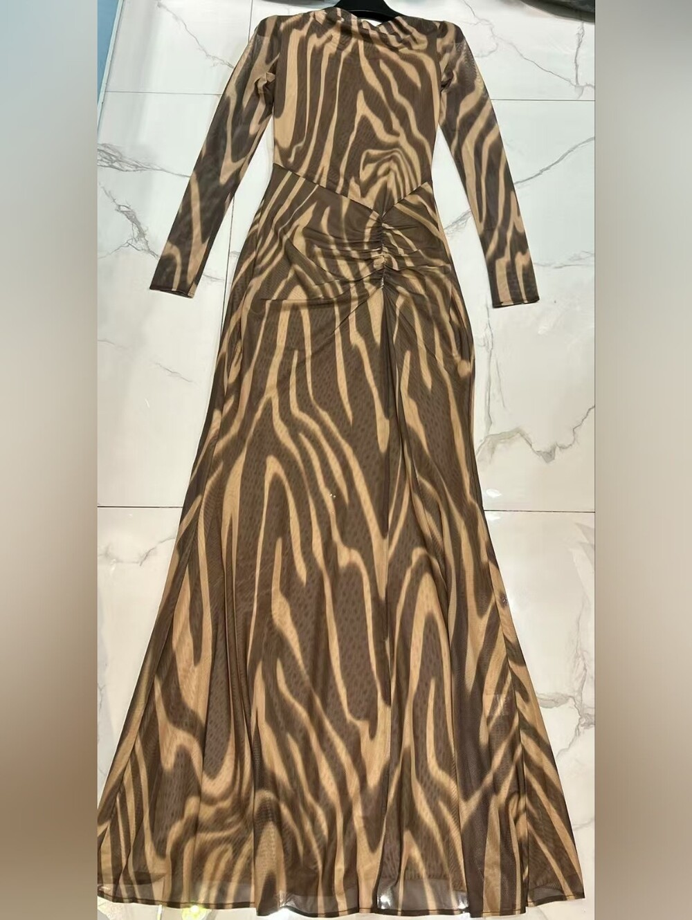 Suboo Sable Long Sleeve Flared Maxi Dress - Picture 6 of 12